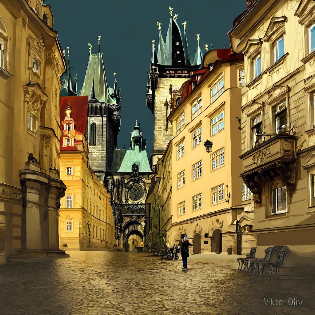 Wo Sie Viktor Olivas Werke in Prag bewundern können