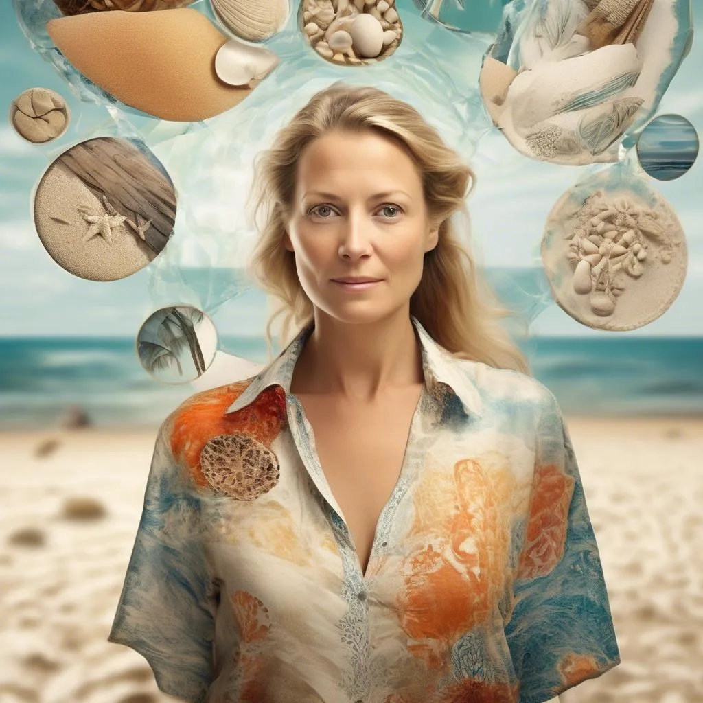 At the Beach – Portrait of Martha Salomon