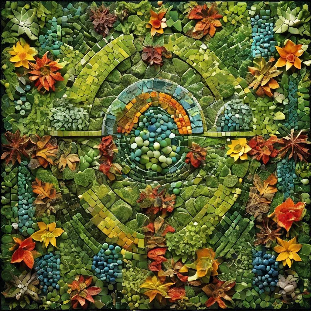 Mosaïque Végétale – Hugues Folloppe
