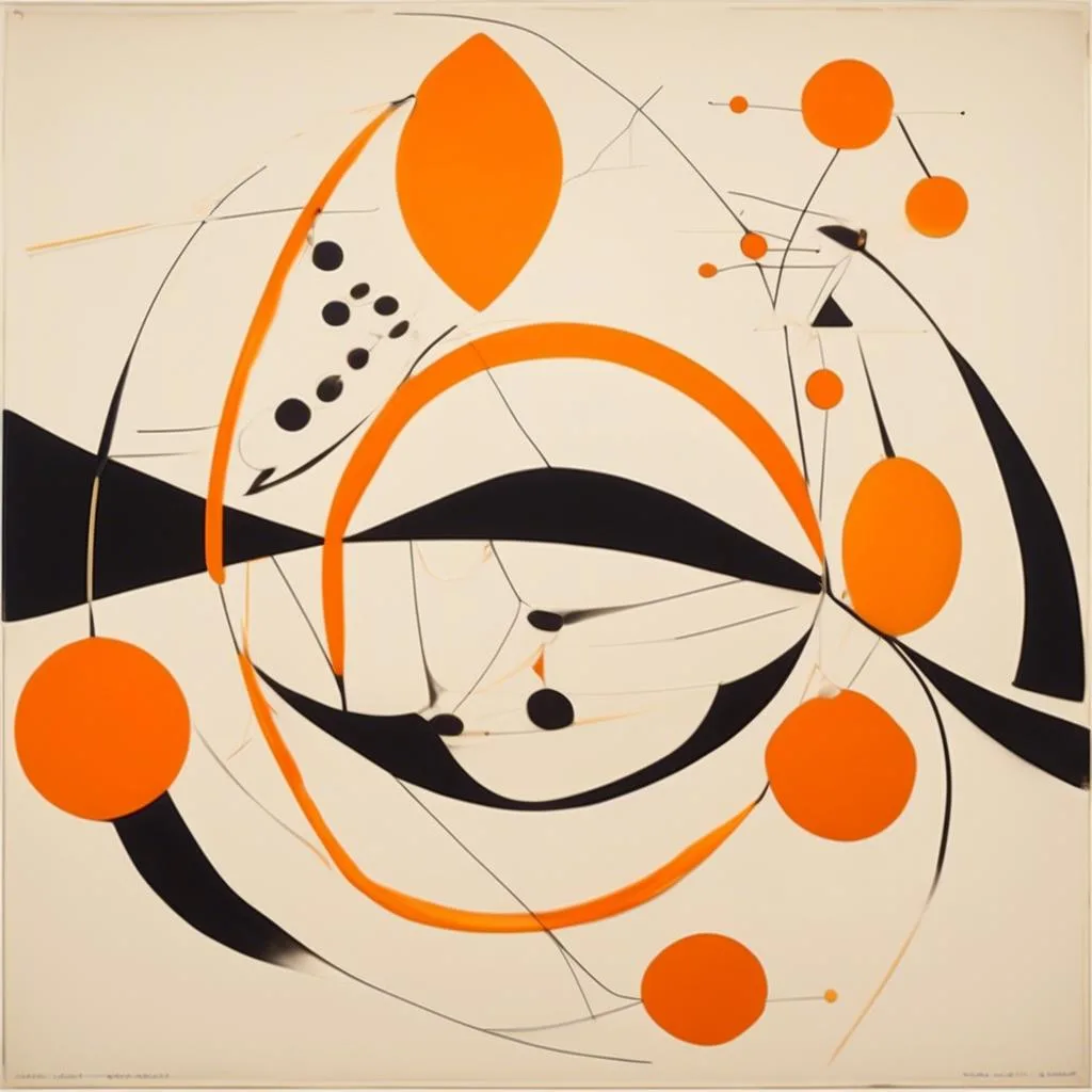 Across the Orange Moons – Alexander Calder